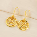 Niche Mosquito Coil Holder Stainless Steel Earrings