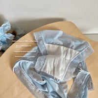 Cream Girl Japanese Quick-drying Ice Silk Underwear Thin Lace Edge