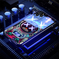 Flashing Shell Voice-activated Luminous Mobile Phone Case
