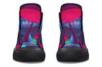 Printed Couple High-top Canvas Shoes