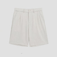 Men's Simple Solid Color Casual Cotton Linen Shorts