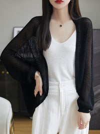 Tencel Linen Batwing Sleeve Mesh Inverness Women