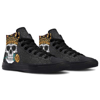 Printed Couple High-top Canvas Shoes