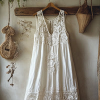 European And American Women's Sleeveless Long Dress