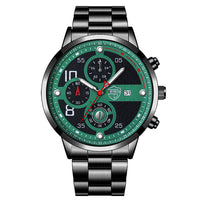 Men's Stainless Steel Watch Calendar Quartz