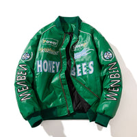 Leather Biker Jacket Men's Springautumn American Style For Boys
