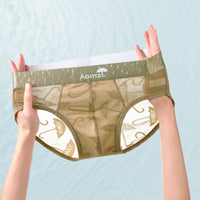 Men's Ice Silk Jacquard Briefs