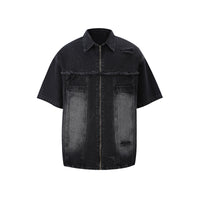 Denim Fashion Loose Leisure All-matching Overall Suit