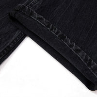 American Washed Old Lightning Crack Jeans