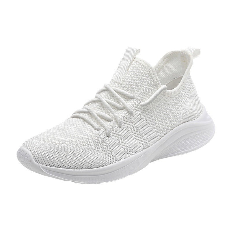 Women's Fly Woven Mesh Casual Shoes Non-slip Wear-resistant