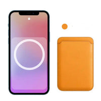 Magnetic Attraction Leather Card With Animation Sleeve Phone Case