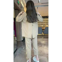Women's Stylish And Elegant Suit Set Formal Pants And Casual Jacket