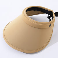 Solid-color Petal-shaped Labeled Wide-brimmed Casual And Versatile Open-top Sun Hat, Suitable For Outdoor Commuting And Vacation In Spring And Summer
