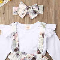 Fashion European And American Style Suit Solid Color Flounced Sleeve Jumpsuit