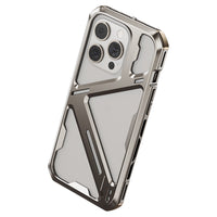 Men's Titanium Alloy Metal Drop-resistant Hollow Heat Dissipation Phone Case