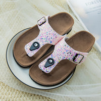Cork Flip-flops Couples Shoes Beach Outdoor Slippers