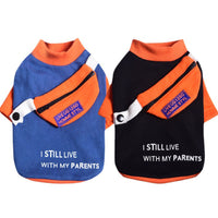 Pet Clothes Two-legged Sweater Detachable School Bag Small Dog Sweater