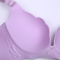 Women's Fashion Casual No Steel Ring Shells Gathered Bras