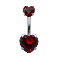 New Color Zircon Umbilical Ring Stainless Steel