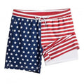 Printed European And American-style Double-Layer Beach Casual Shorts For Adults