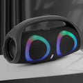 War Drum Three-generation Bluetooth Speaker With RGB Colored Lights Outdoor Portable Waterproof