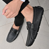 Genuine Leather All-match Men's Slip-on Gommino