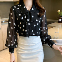 Fashionable Western-style Bow-tie Top For Women