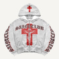 Fashion Casual Printed Polyester Sweater