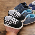 Fashionable And Cute 0-1 Year Old Baby Rubber-soled Canvas Toddler Shoes