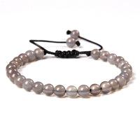 6mm Natural Stone Beads Womens Bracelet Yoga Energy Sports