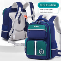 School Student Schoolbag Children's Waterproof Backpack Wear-resistant Men And Women
