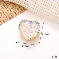 Diy Ornament Accessories Love Heart Bow Tie Gem Removable Shoe Ornament Shoe Buckle