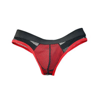 Men's Fishnet T-back Thin Belt