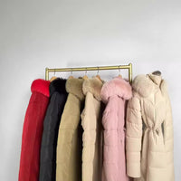 Winter Down Cotton Jacket Women's Mid-length