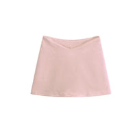 Sweet Hot Girl Design Low V Waist Slim Slimming Mini Skirt