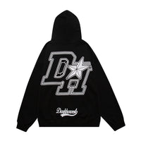 Fashion Letters Printed Hoodie Men