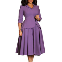 Women's Fashion Solid-Color Maxi Dress