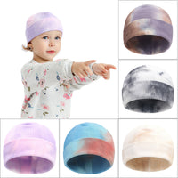 Ins Style European And American New Children's Tie-dye Pullover Hat Pure Cotton
