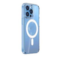 Straight Edge Airbag All-inclusive Drop-resistant Magnetic Transparent Phone Case