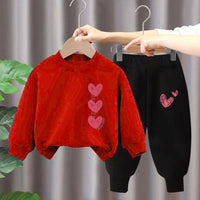 Children's Suit Girls' Sweater Two-piece Set