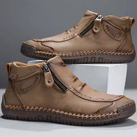 Chelsea Plus Size Men's Shoes Casual Slip-on Flat High Top