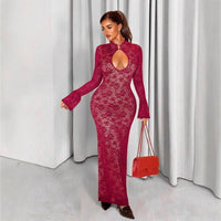 Qipao-style Button-neck Dress European And American Style
