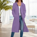 Fashionable Simple Comfortable All-match Slimming Hooded Coat