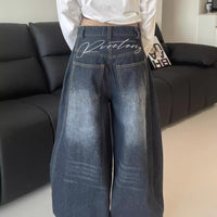 Versatile Loose-fitting Floor-length Wide-leg Scythe Pants