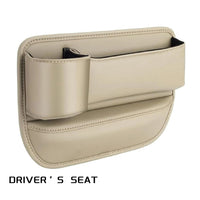 Car Seat Storage, New Upgraded Car Seat Storage Box With Cup Holder, Seat Gap Storage Box, Cup Holder Gap Bag For Car, Adjustable Car Seat Storage Box