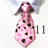 Cat And Dog Pet Fake Tie Solid Color Stripes