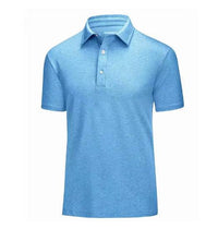 Men's Comfortable Breathable Short-sleeved Lapel Polo Shirt