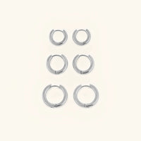 Classic Round Hoops Earrings