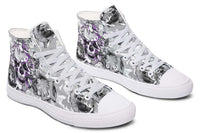 Printed Couple High-top Canvas Shoes