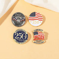 Creative Personality Flag Element Brooch